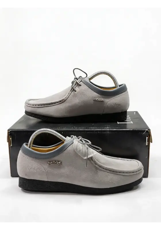 Grey Clarks Wallabees