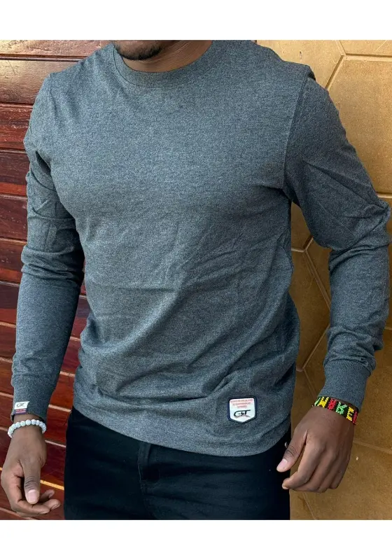 Long sleeved dark grey