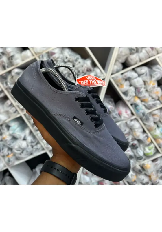 Grey plain vans