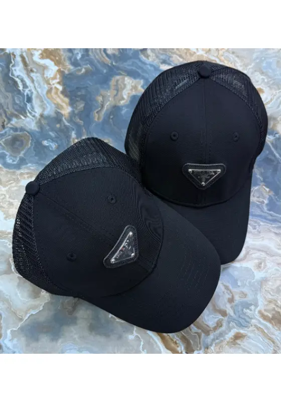 black Prada Re-Nylon baseball cap
