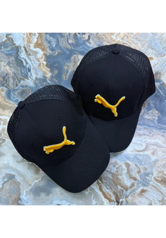 black Puma Porsche Legacy Trucker Cap