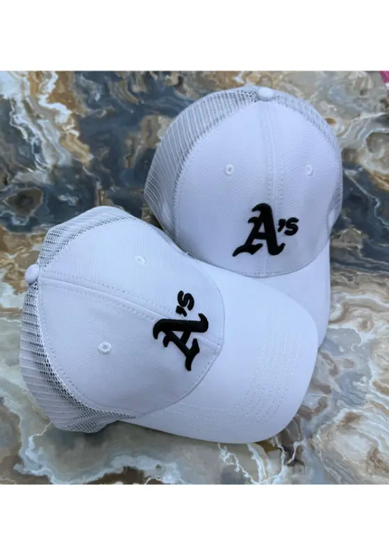 Oakland Athletics 47 Brand mesh snapback trucker cap